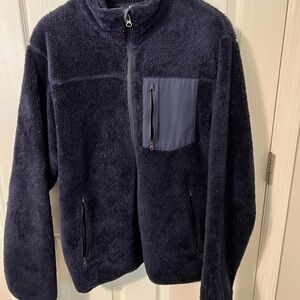 Uniqlo Dark Blue Fleece Jacket